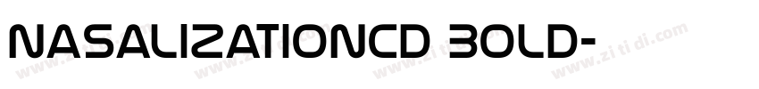 NasalizationCd Bold字体转换